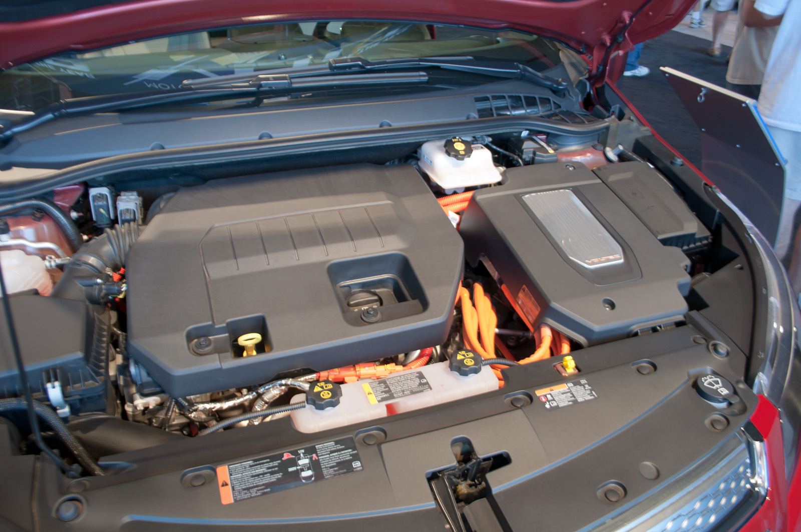 Sauberer Motorraum nach der Inspektion